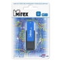 Флеш-накопитель USB  8GB  Mirex  CITY  синий  (ecopack)